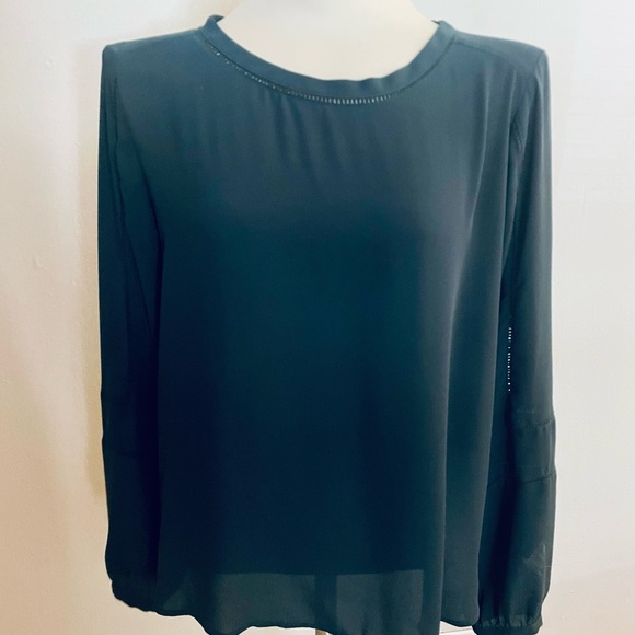 Green Blouse by LOFT - Picture 3 of 8